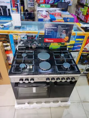 *Ramtons 4gas+2electric Cooker,With Gas Storage Rf496