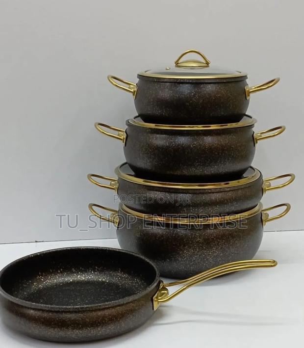 10 PCS Ambery Granite Cook Ware