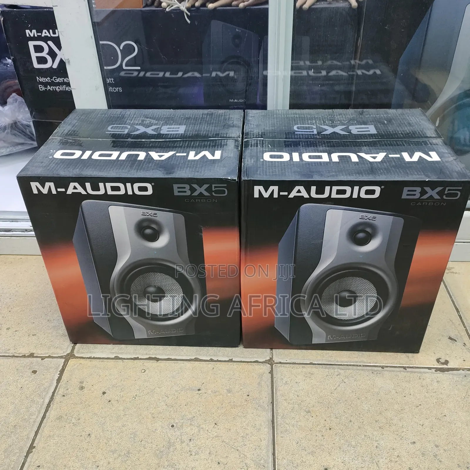 M Audio Bx5 Carbon Portable Studio Speakers (2) Set's.