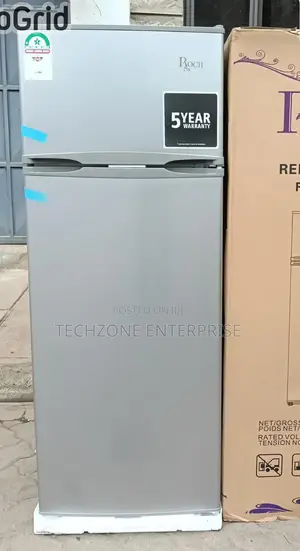 Roch 206 Litres RFR-250dt-B 2 Door Refrigerator - Silver 