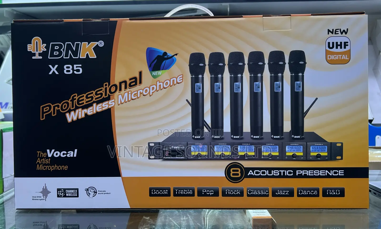 BNK X85 -6wireless Wide Audio Frequency Wireless Microphones