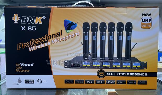 BNK X85 -6wireless Wide Audio Frequency Wireless Microphones - main view