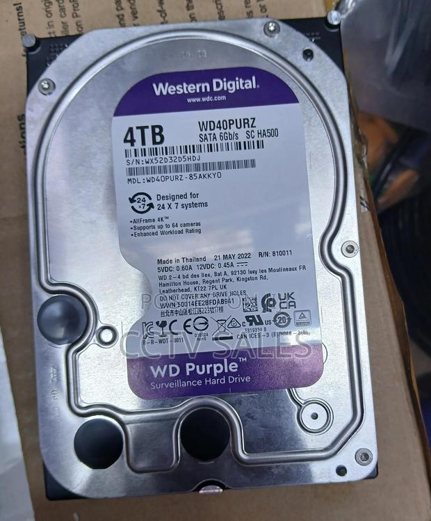 4tb Western Digital Hard Disk Drive - main view