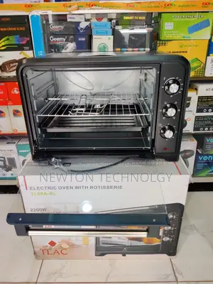 *Tlac 60 Litres Table Oven
 With Convection Fan
2800 Watts