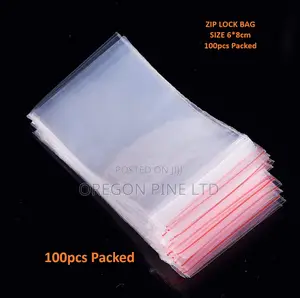 Zip Lock Bagsize 6*8cm (100pcs Packed for Ksh. 250)