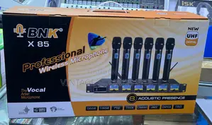 BNK X85 - 6channel Long Operating Range Wireless Microphone