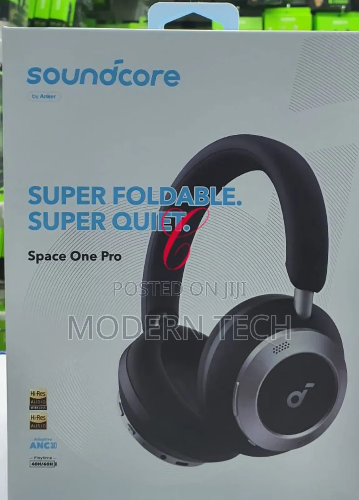 Space One Pro Anc| Foldable Over-Ear Headphones