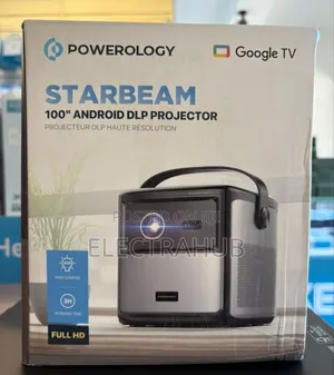 Powerology Starbeam 100" Android DLP Projector New Sealed