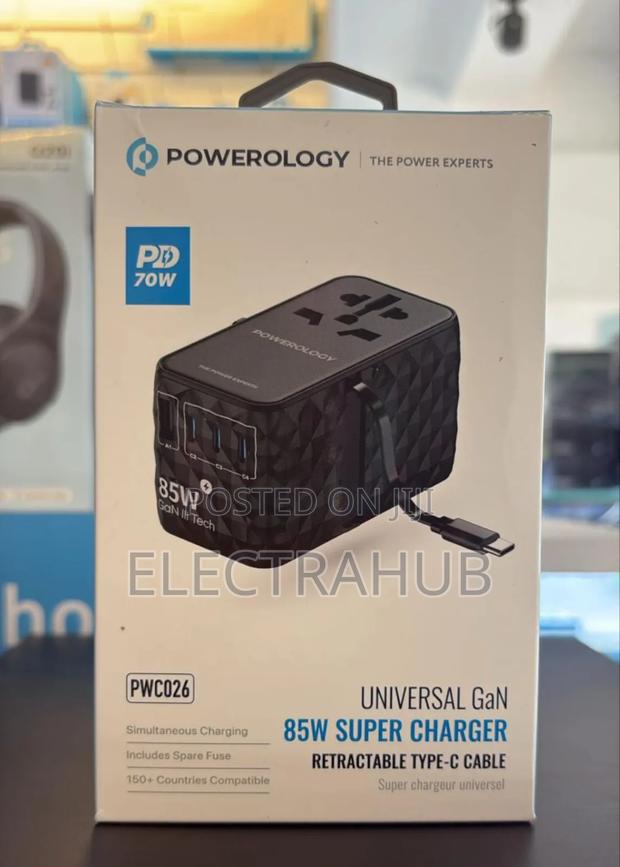 Powerology Universal Gan 85w Super Charger - main view