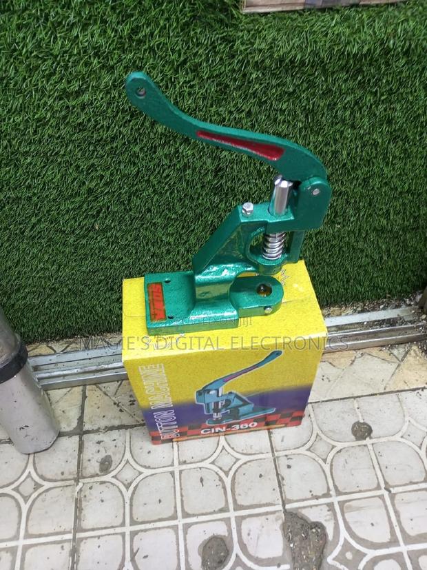 Top Guarantee Cin 360 Button Machine - main view