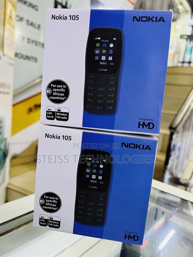 New Nokia 105 Black - main view