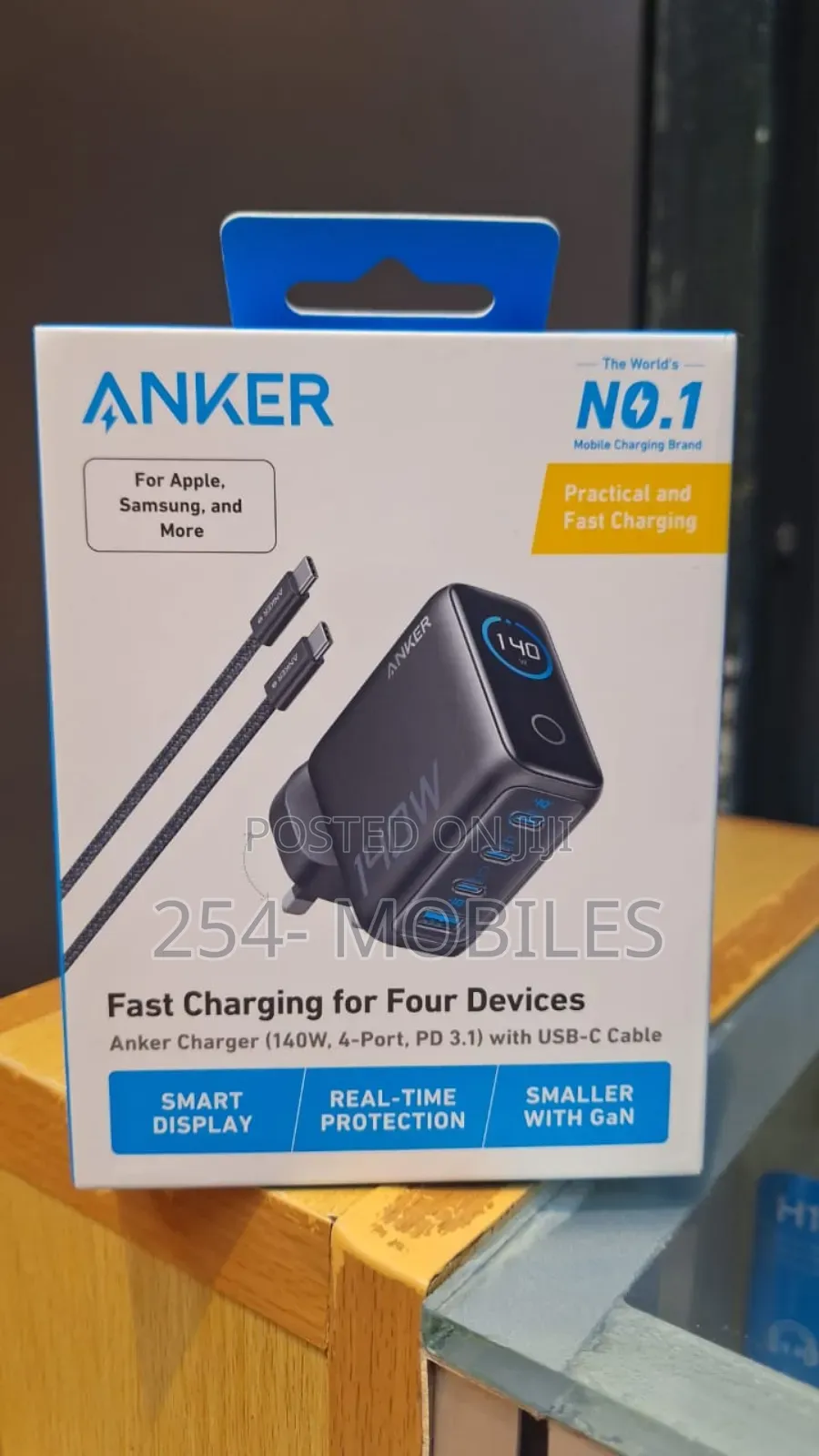 Anker Fast Charger (140w, 4-Port, Pd 3.1)