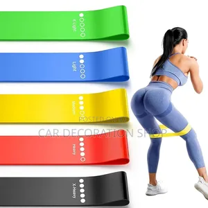 5pcs Durable Elastic Fitness Workout Bands
