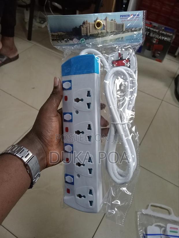 Power Extension Cable, 4 Way Power Extension Good Quality - thumbnail 2