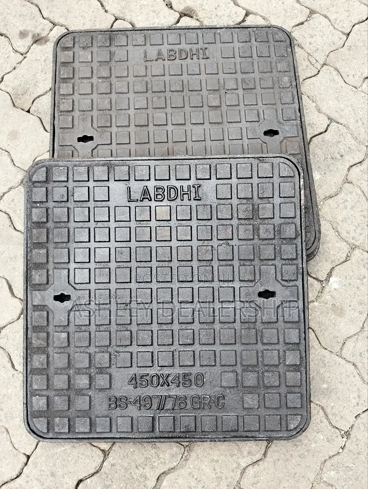 450 by 450 Cast Iron Manhole Cover