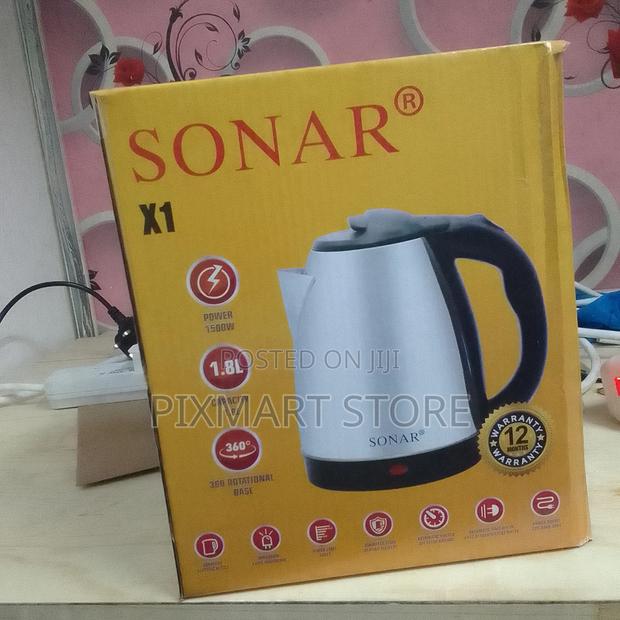 Sonar 1.8l Electric Kettle -Stainless - main view