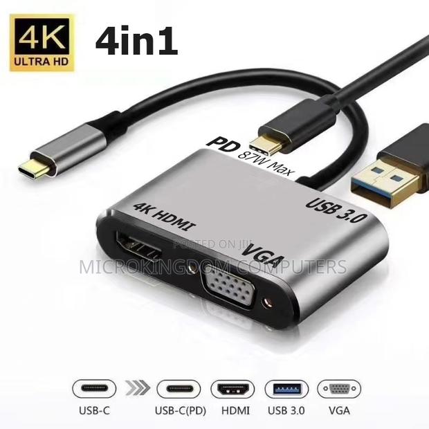 Type C to Hdmi Vga 4 Port