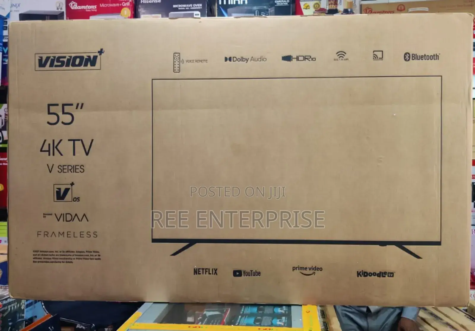 Brand New Vision 55" Smart Frameless
