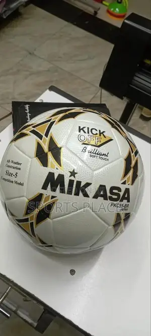 Original Mikasa Crystal Tubeless Football.