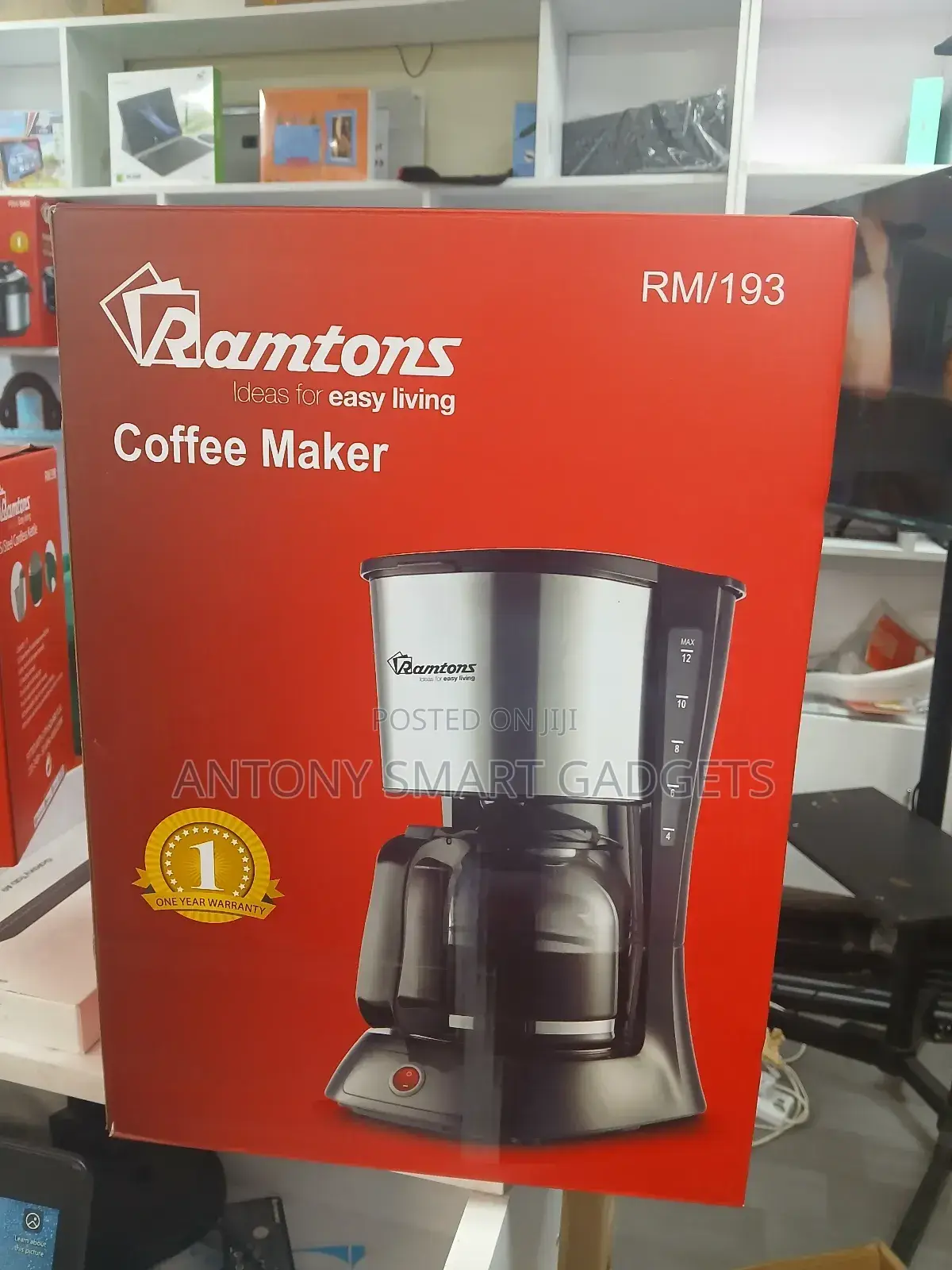 Coffee Maker Black - Rm/193