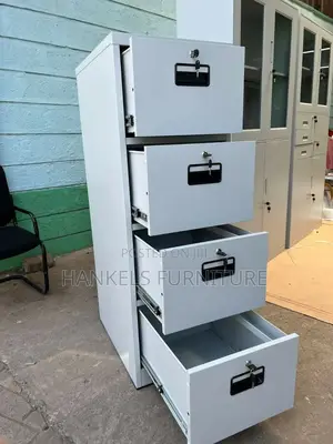 Secretary 4 Drawer Cabinet