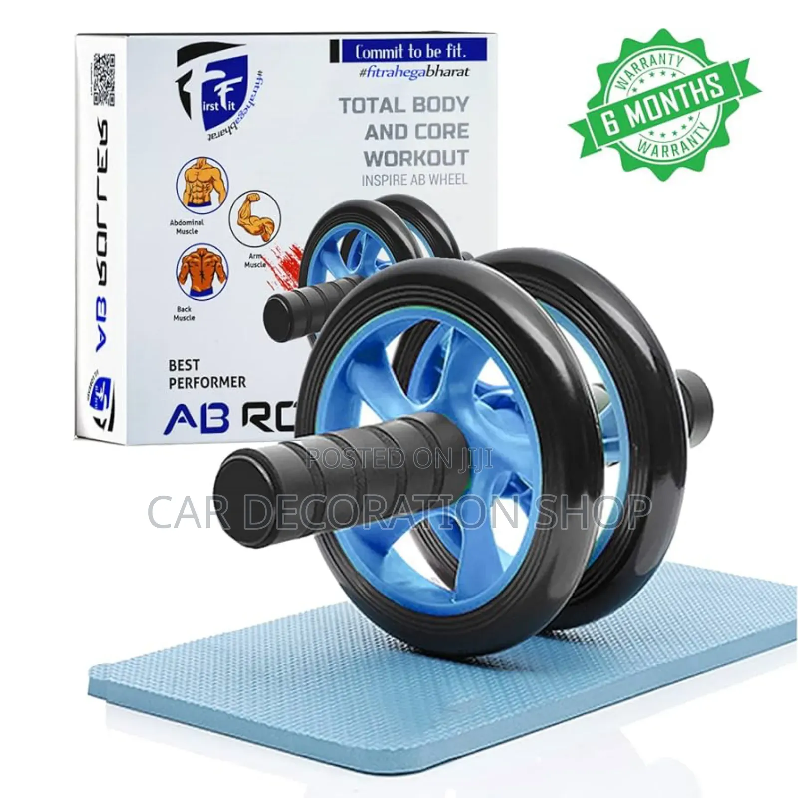 Portable Moclever Fitness Ab Wheel