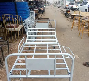 Hospital Bed With Adjustable Backrest.