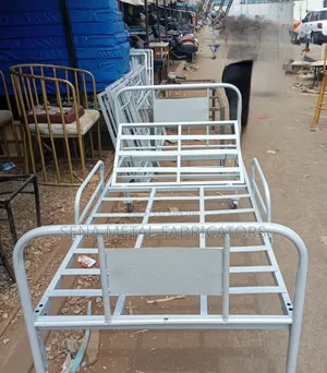 Hospital Bed With Adjustable Backrest.