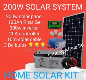 200 Watts Home Solar System 120ah Ritar Gel Battery Full Kit - thumbnail 2
