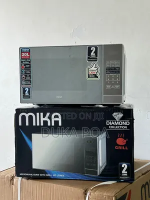 Mika Microwave Oven Grill 20 Litres With 1000w Grill Silver