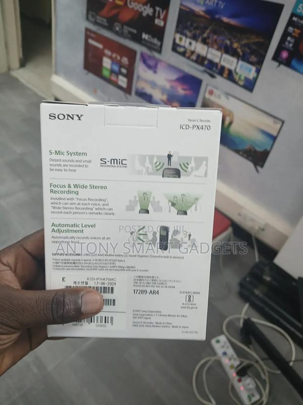 Sony Icd-Px470 Digital Voice Recorder With Usb - thumbnail 3