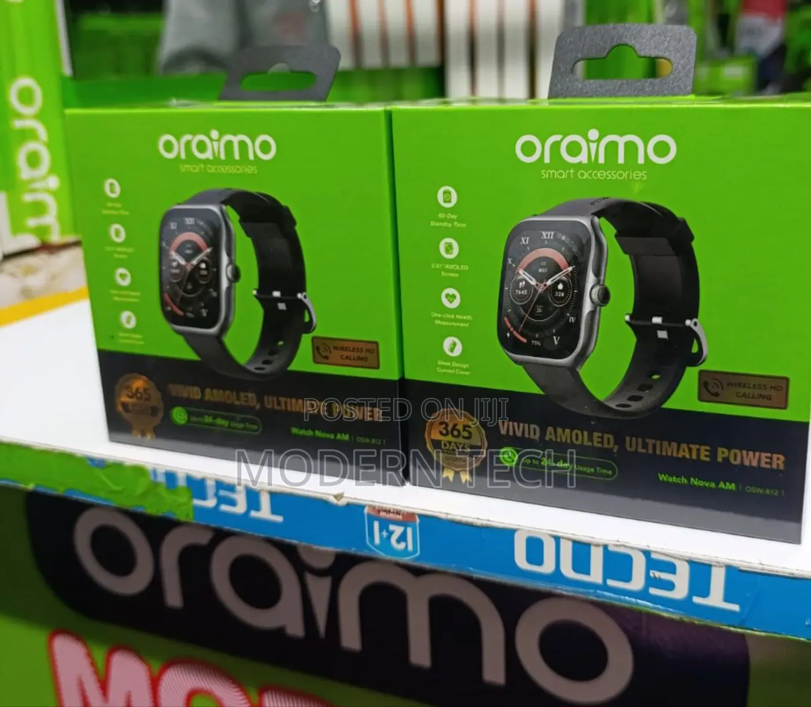 Oraimo Watch Nova Am 2.01" Amoled Screen Curved Smart Watch