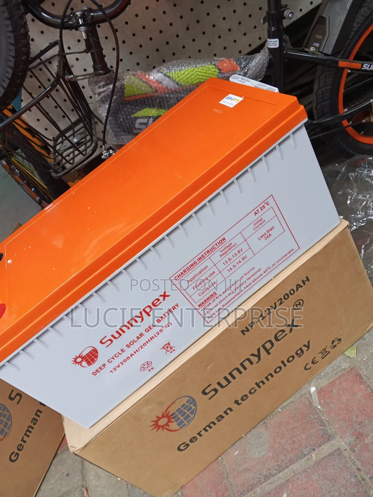 Sunnypex Solar Battery 200ah