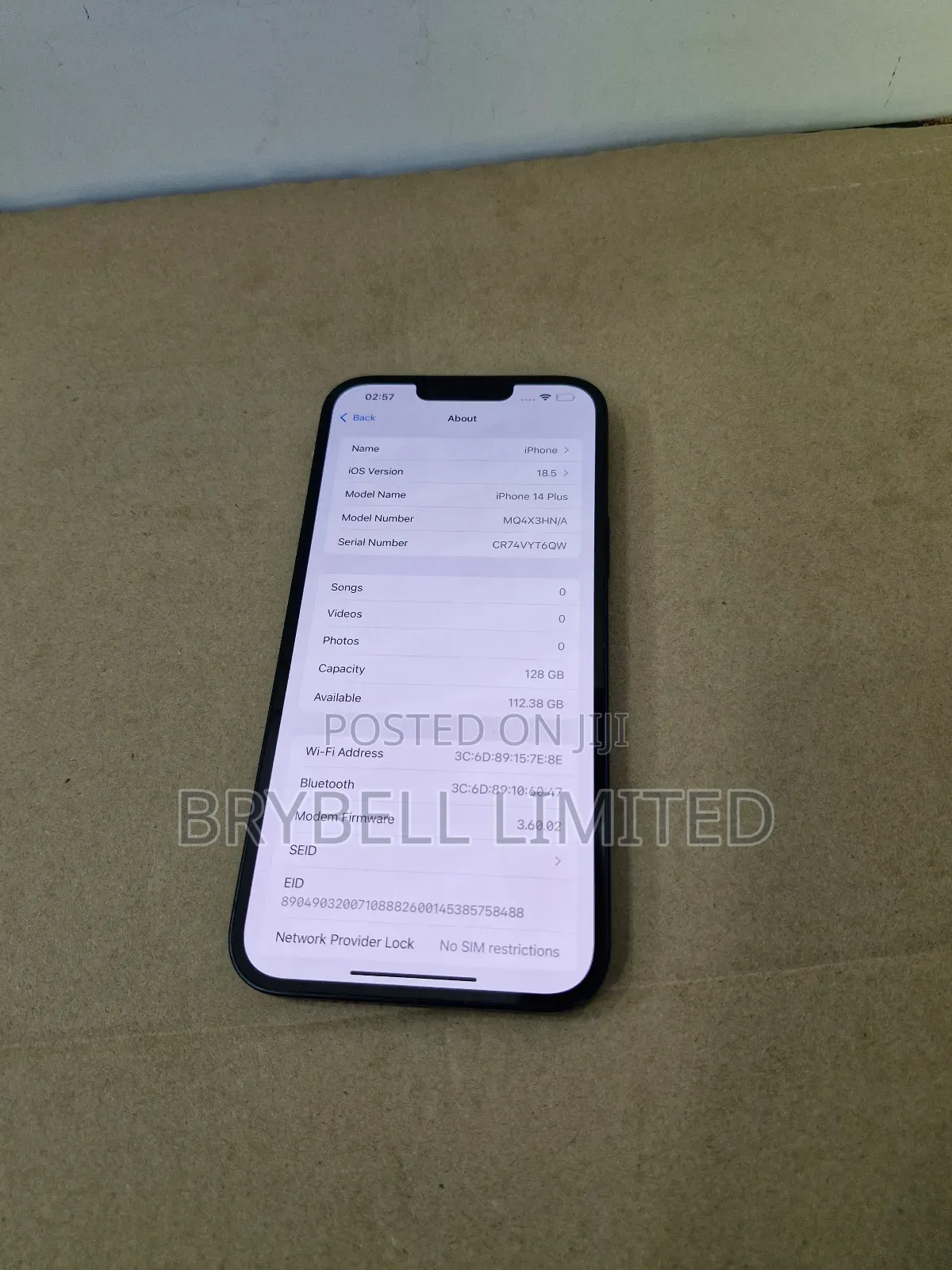 Apple iPhone 14 Plus 128 GB Black