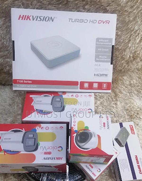 Hikvision 4 1080p 2mp Colorvu CCTV Cameras