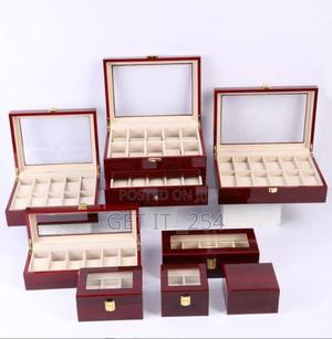 Wooden Watch Organizer/Storage Box - thumbnail 2