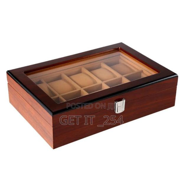 Wooden Watch Organizer/Storage Box - thumbnail 4
