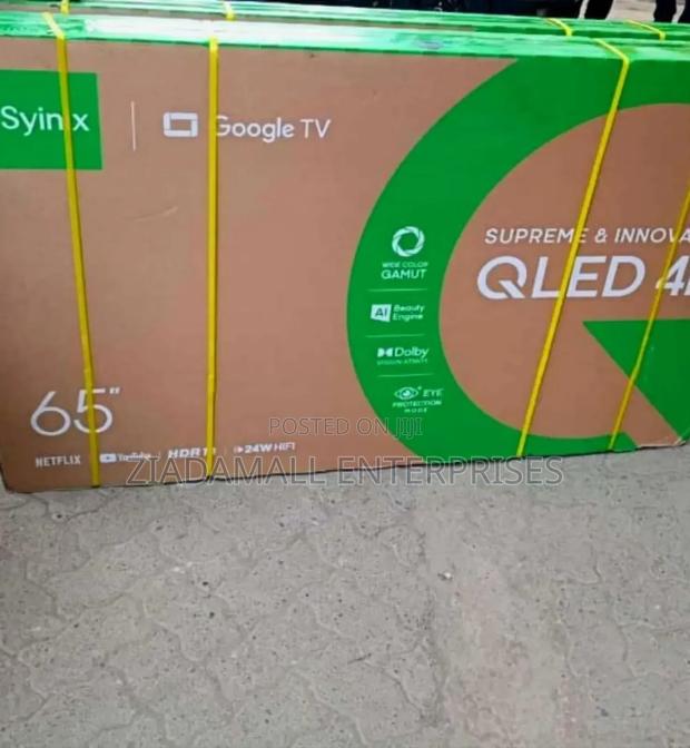 Smart, Stunning Built Syinix 65 Inch Qled Google - main view