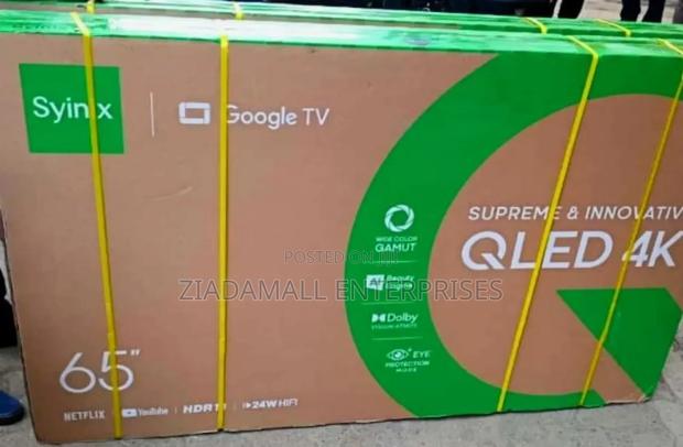 Smart, Stunning Built Syinix 65 Inch Qled Google - thumbnail 2