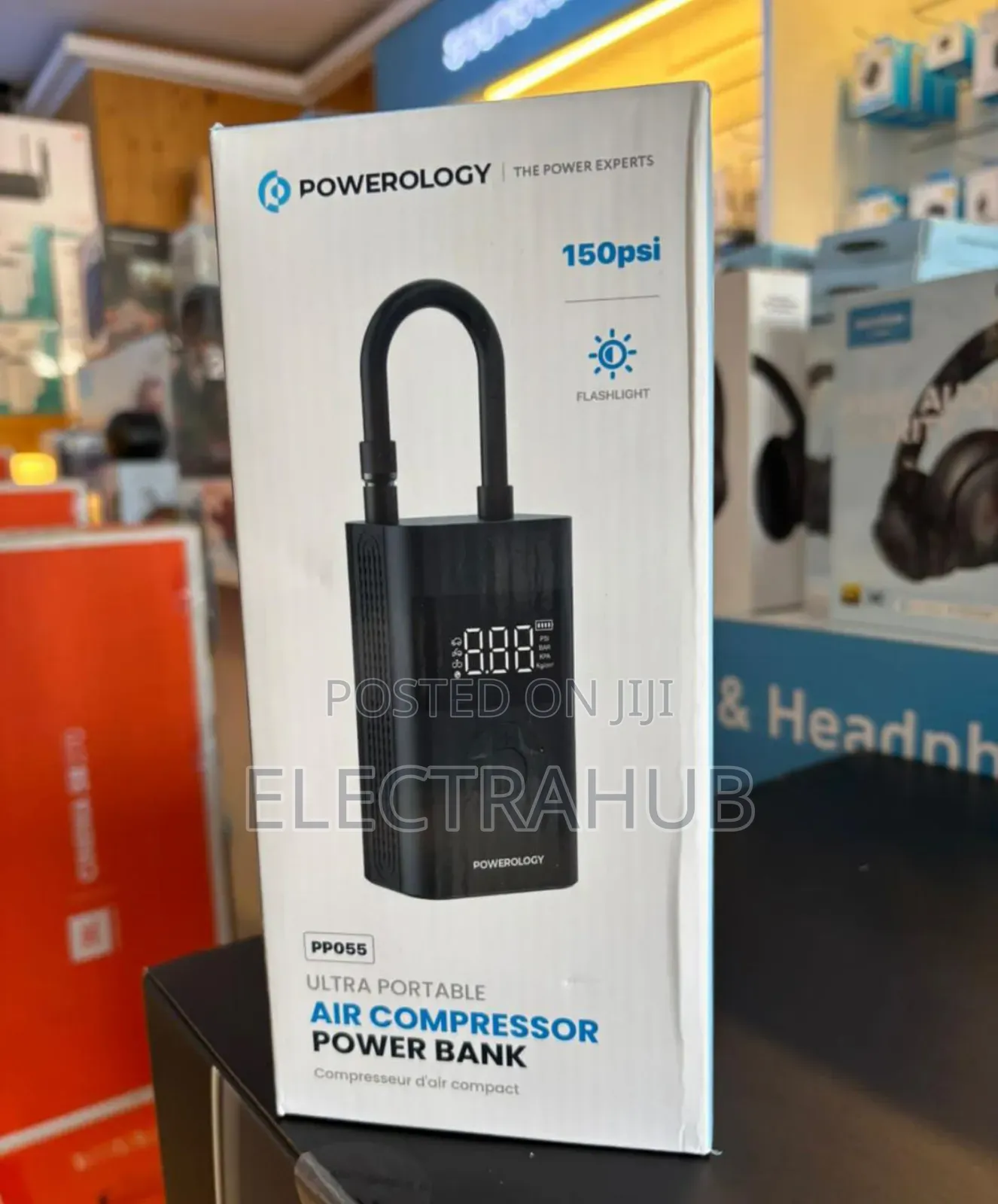 Powerology Air Compressor Powerbank Brand New Sealed