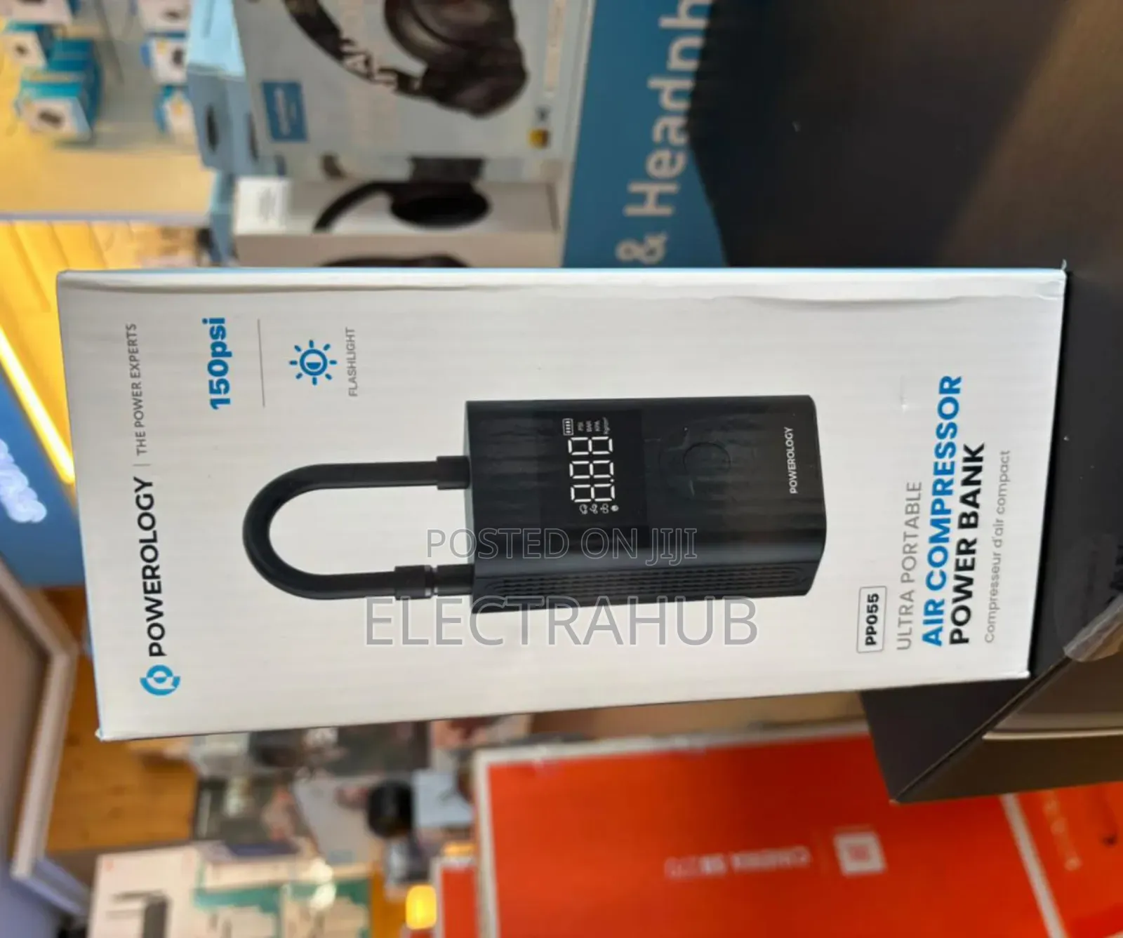 Powerology Air Compressor Powerbank Brand New Sealed