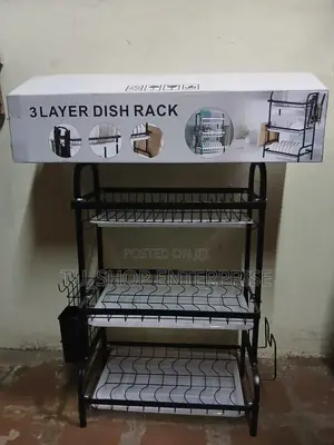 3 Layer Dishrack Advanced Black