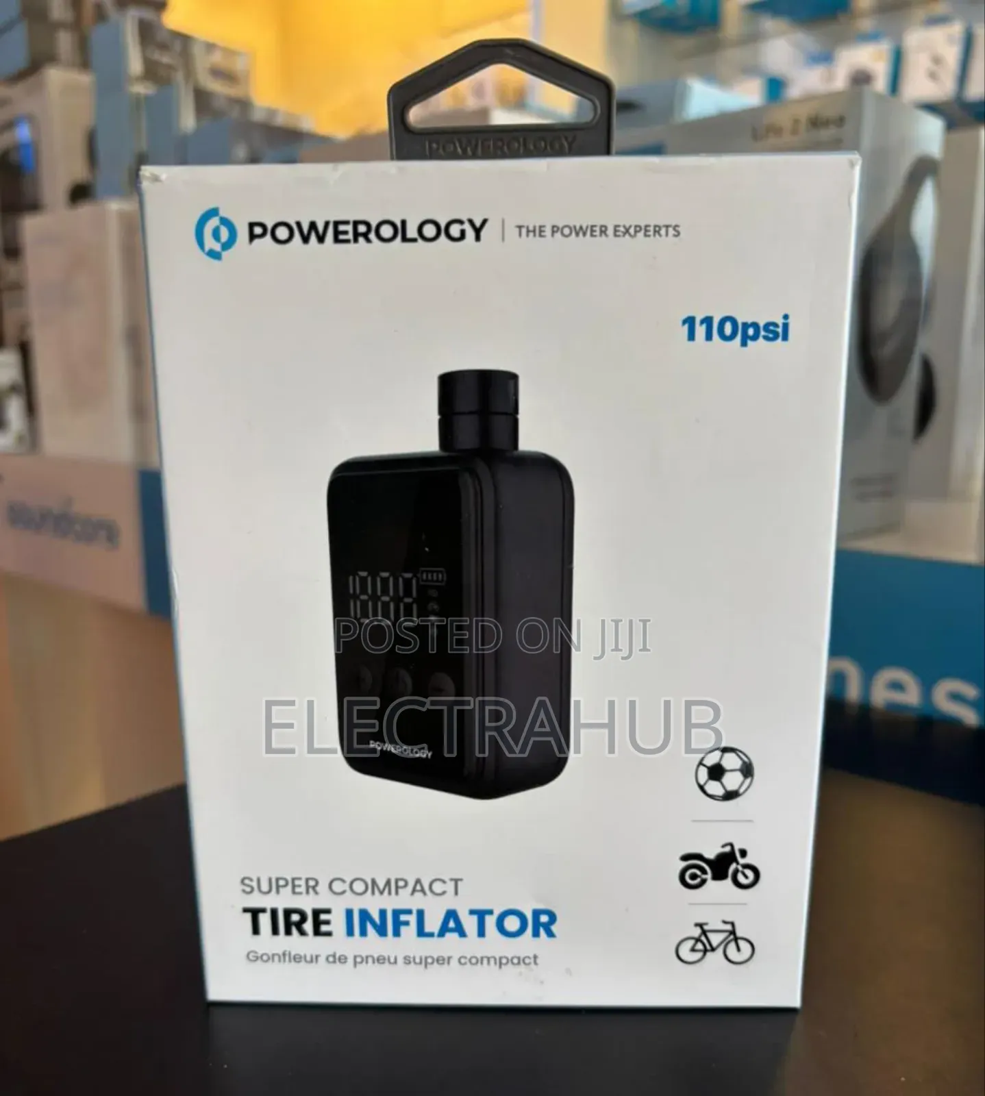 Powerology Tire Inflator Brand New Sealed