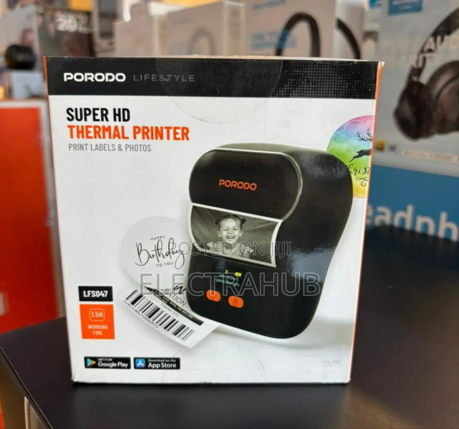 Porodo Super Hd Thermal Printer Brand New Sealed