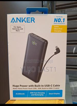 Anker Power Bank (20,000mah, 87w, Built-in Usb-C Cable) - main view