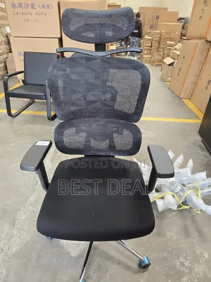 Orthopedic Office Black Chair