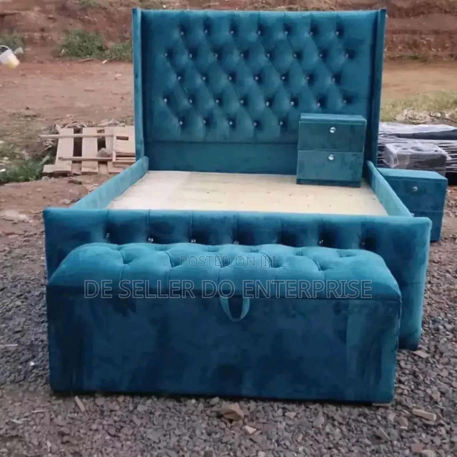 Ottoman, Side Drawer Bed 5*6