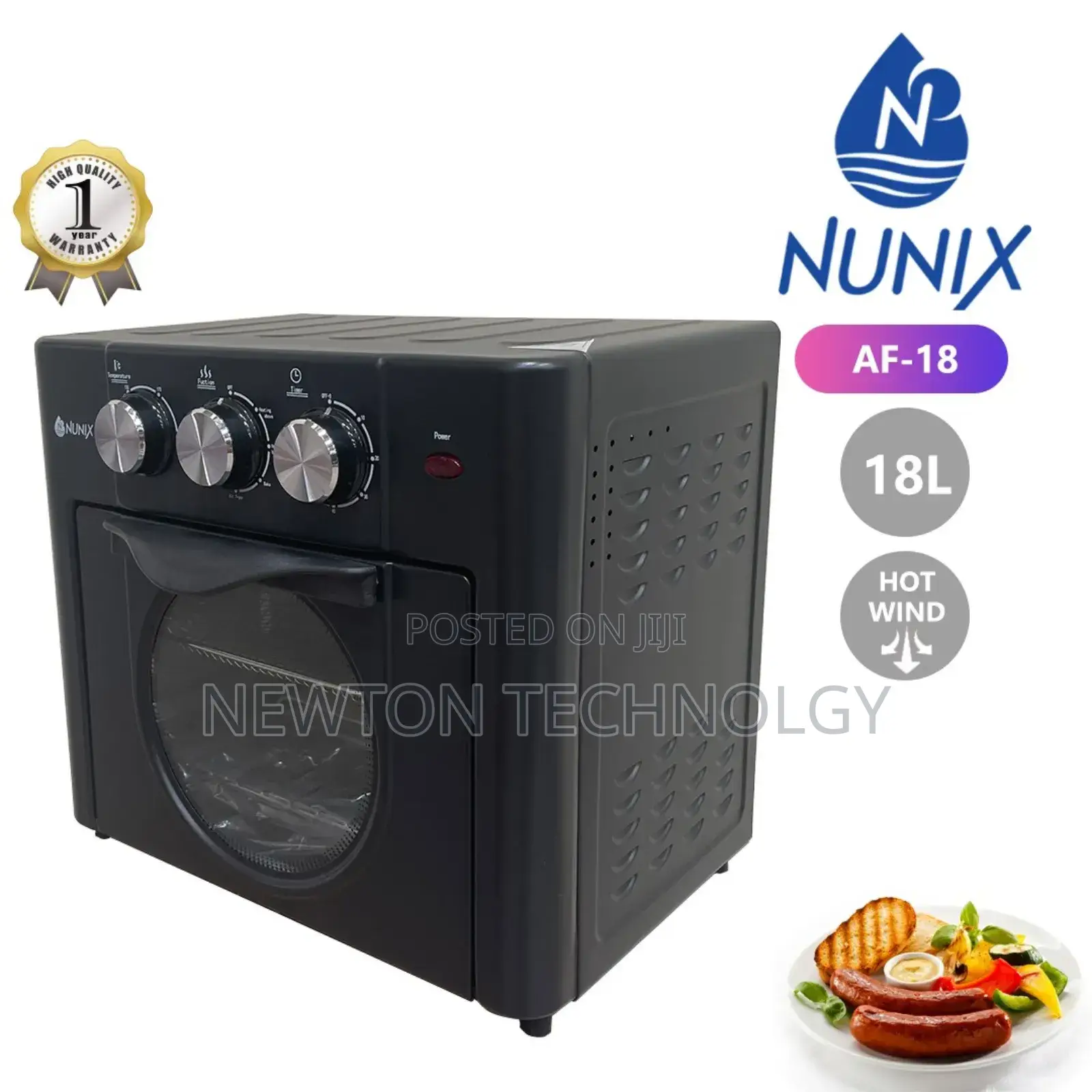 18 Litres Nunix Airfryer