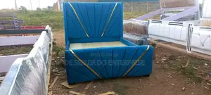 Bed Blue Colour 5*6 Chester