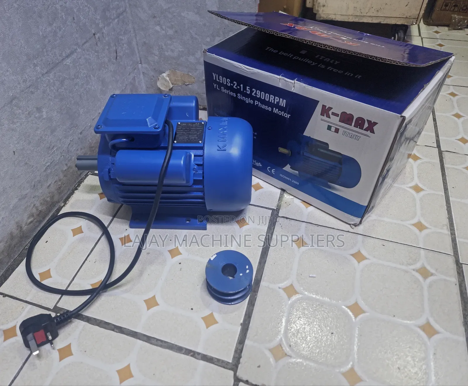 K-Max Italy Electric Motor 2hp 2900rpm